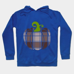 Brown Plaid Pumpkin Hoodie